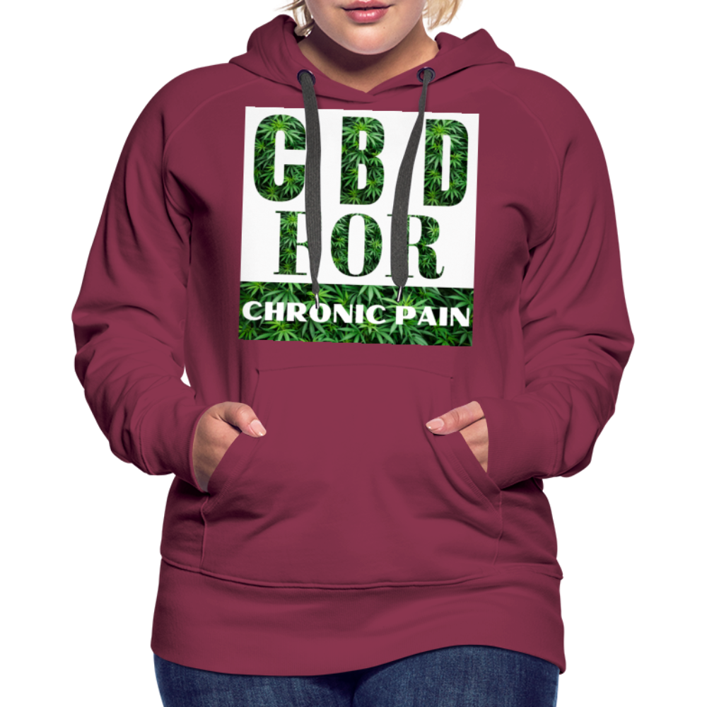 Women’s Premium Hoodie - burgundy