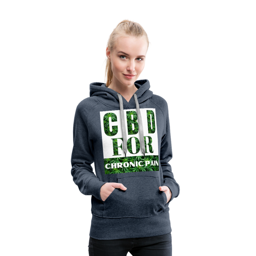 Women’s Premium Hoodie - heather denim