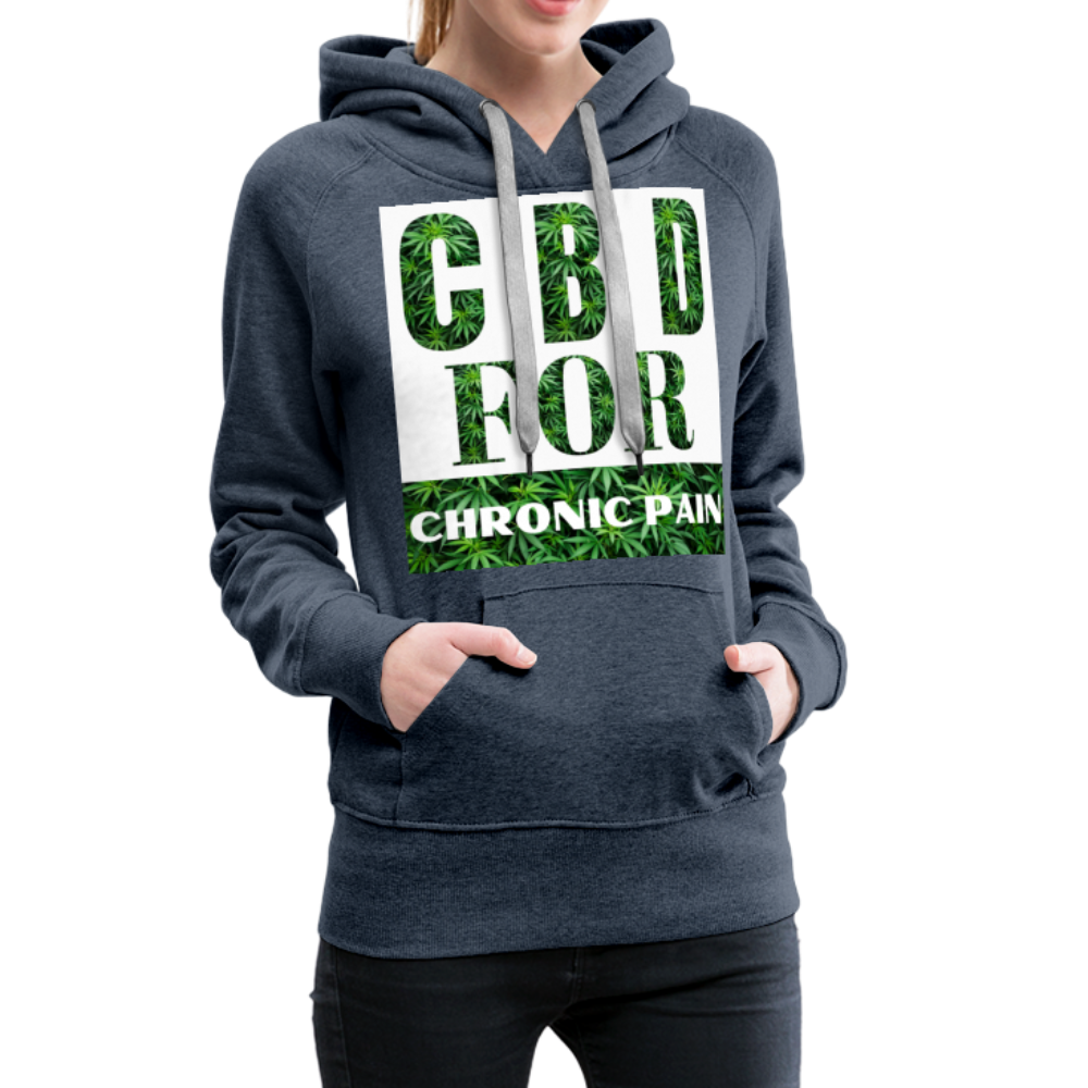 Women’s Premium Hoodie - heather denim