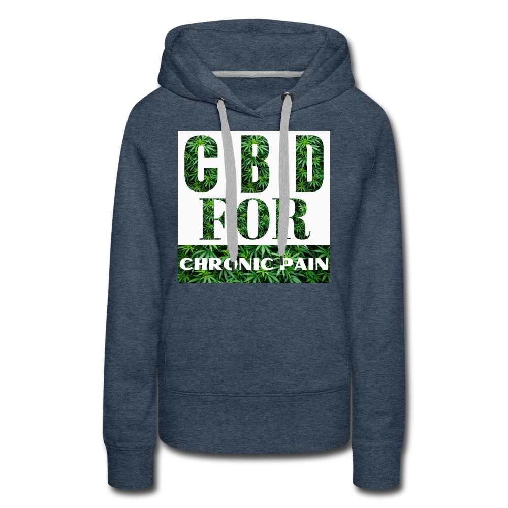 Women’s Premium Hoodie - heather denim