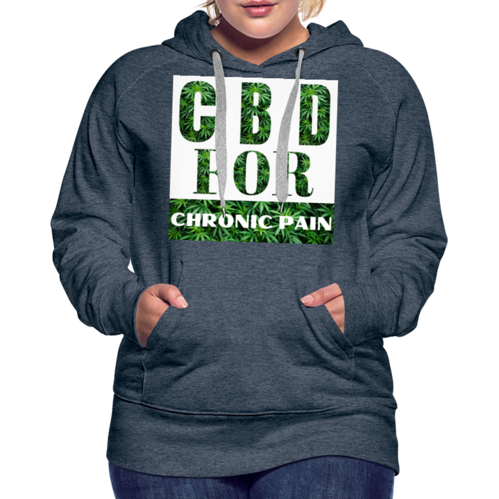 Women’s Premium Hoodie - heather denim