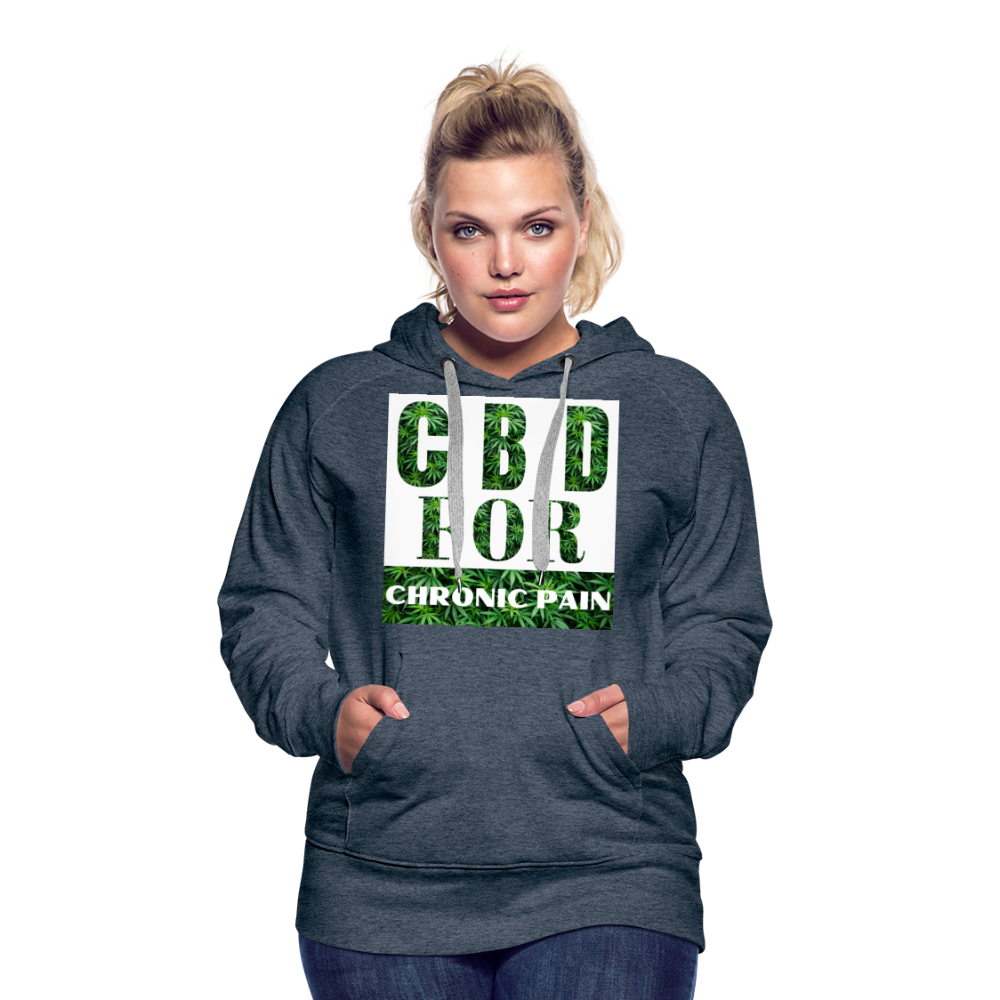 Women’s Premium Hoodie - heather denim