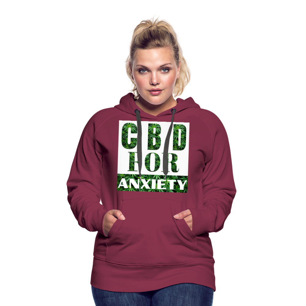 Women’s Premium Hoodie - burgundy