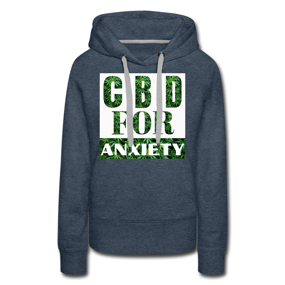 Women’s Premium Hoodie - heather denim