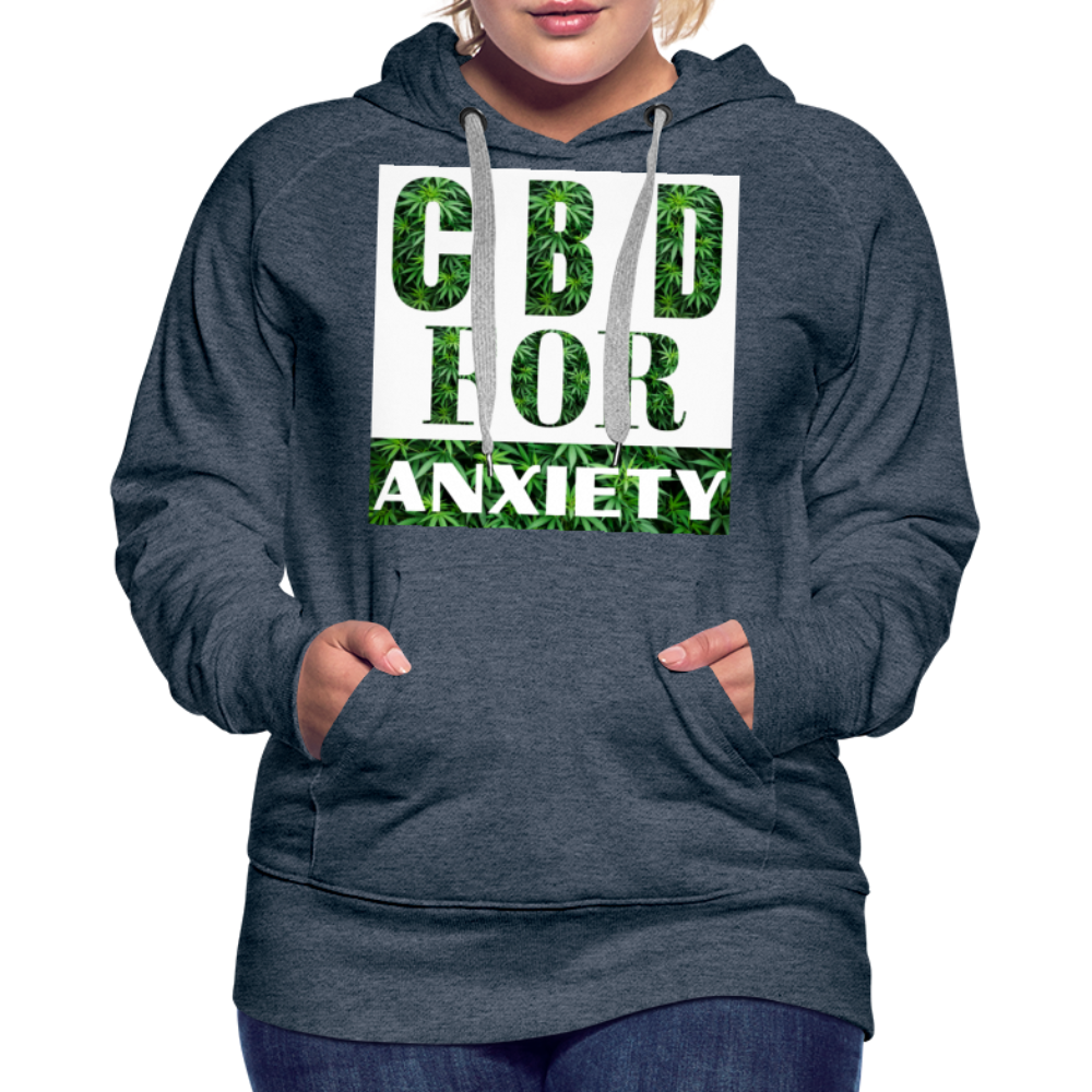 Women’s Premium Hoodie - heather denim