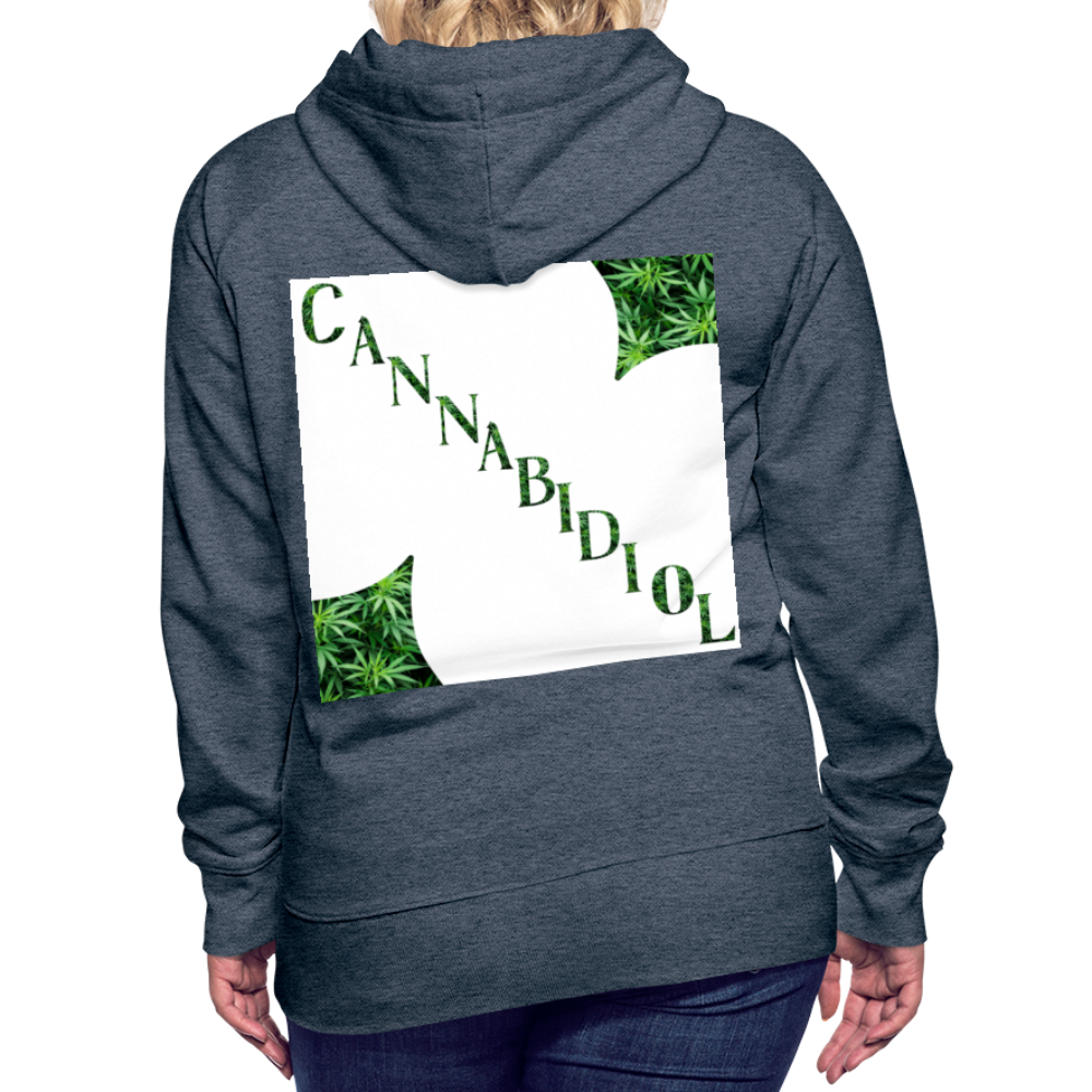 Women’s Premium Hoodie - heather denim