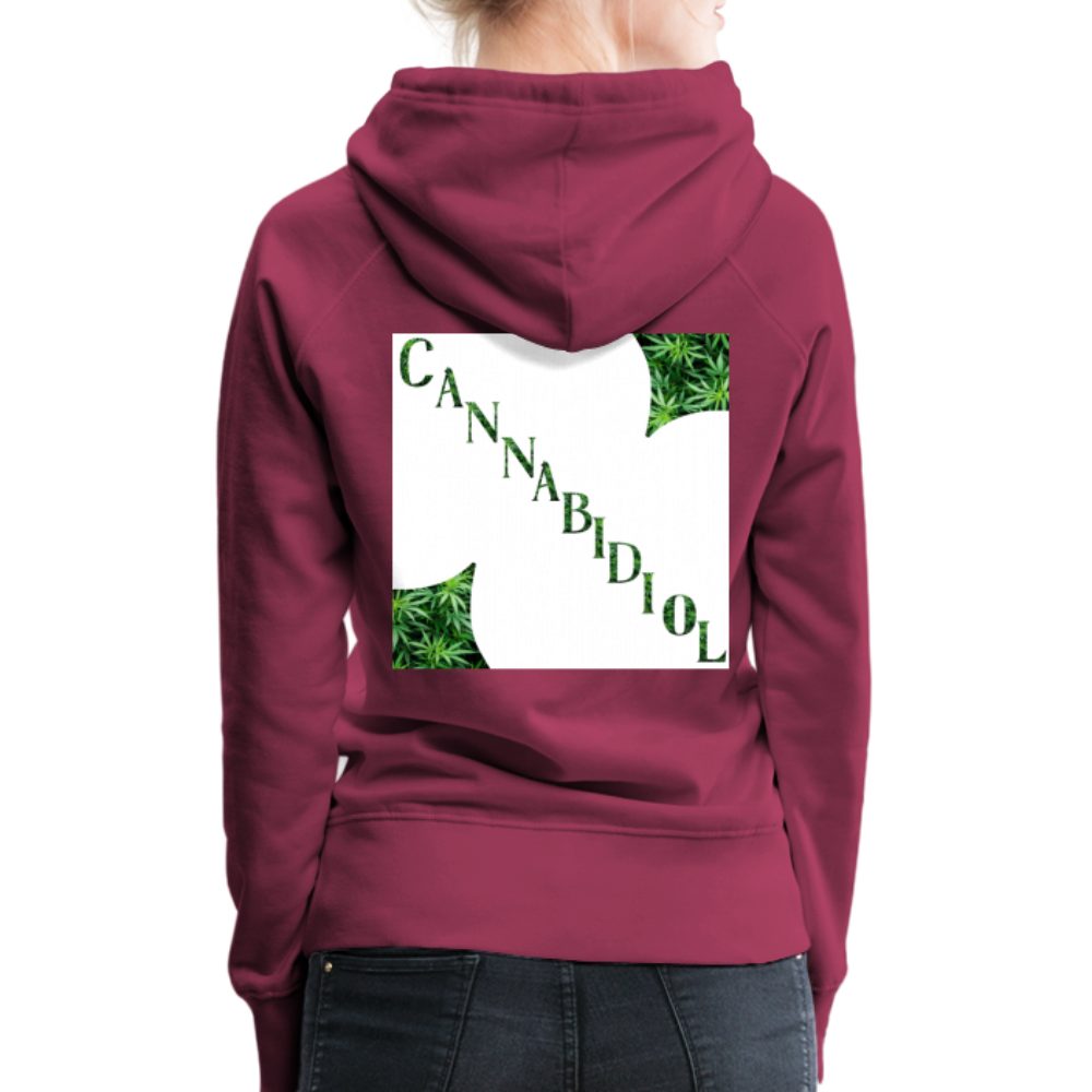 Women’s Premium Hoodie - burgundy