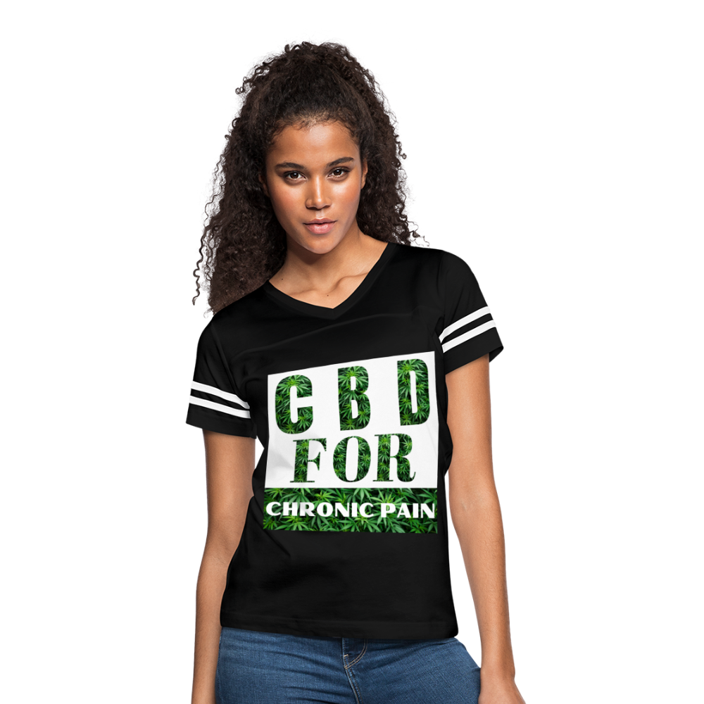 Women’s Vintage Sport T-Shirt - black/white