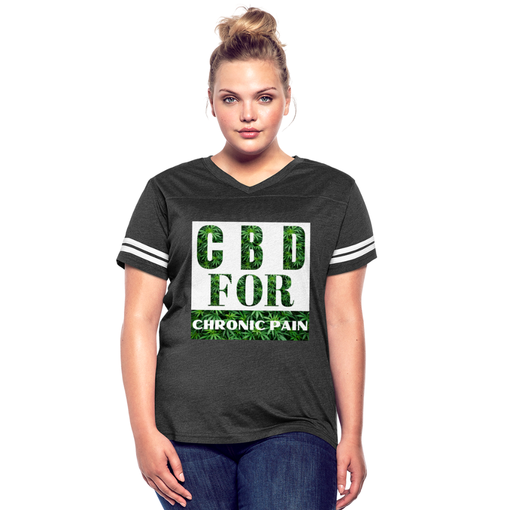 Women’s Vintage Sport T-Shirt - vintage smoke/white
