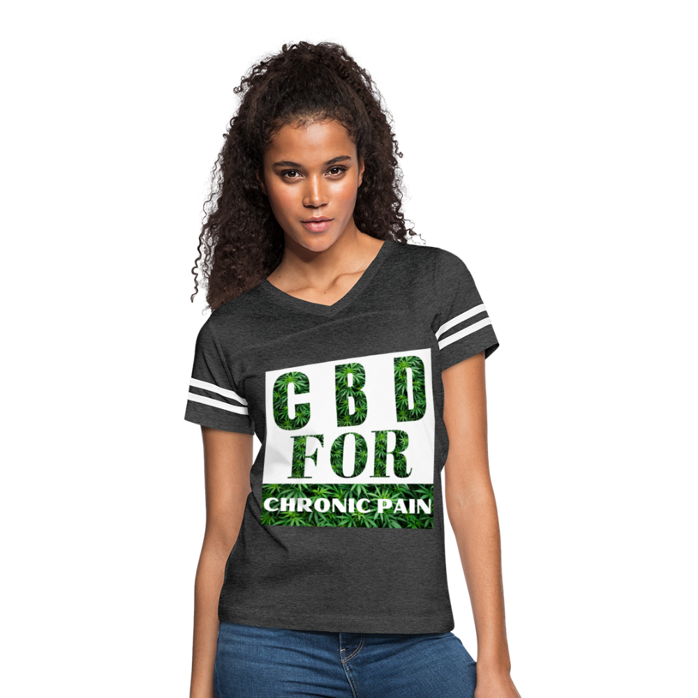 Women’s Vintage Sport T-Shirt - vintage smoke/white