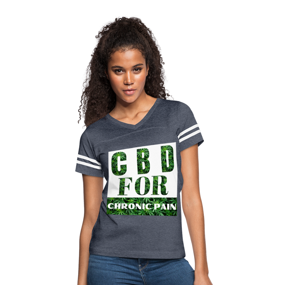 Women’s Vintage Sport T-Shirt - vintage navy/white