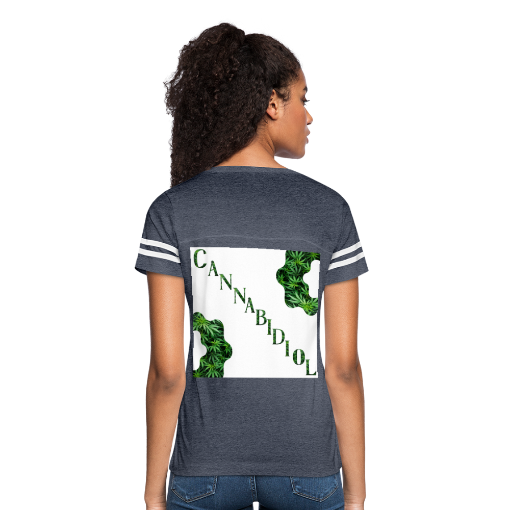 Women’s Vintage Sport T-Shirt - vintage navy/white
