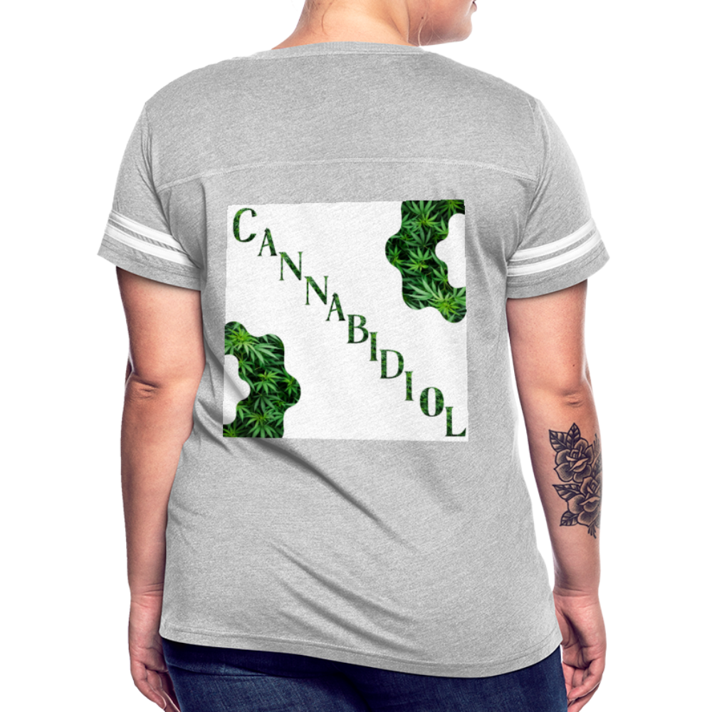 Women’s Vintage Sport T-Shirt - heather gray/white