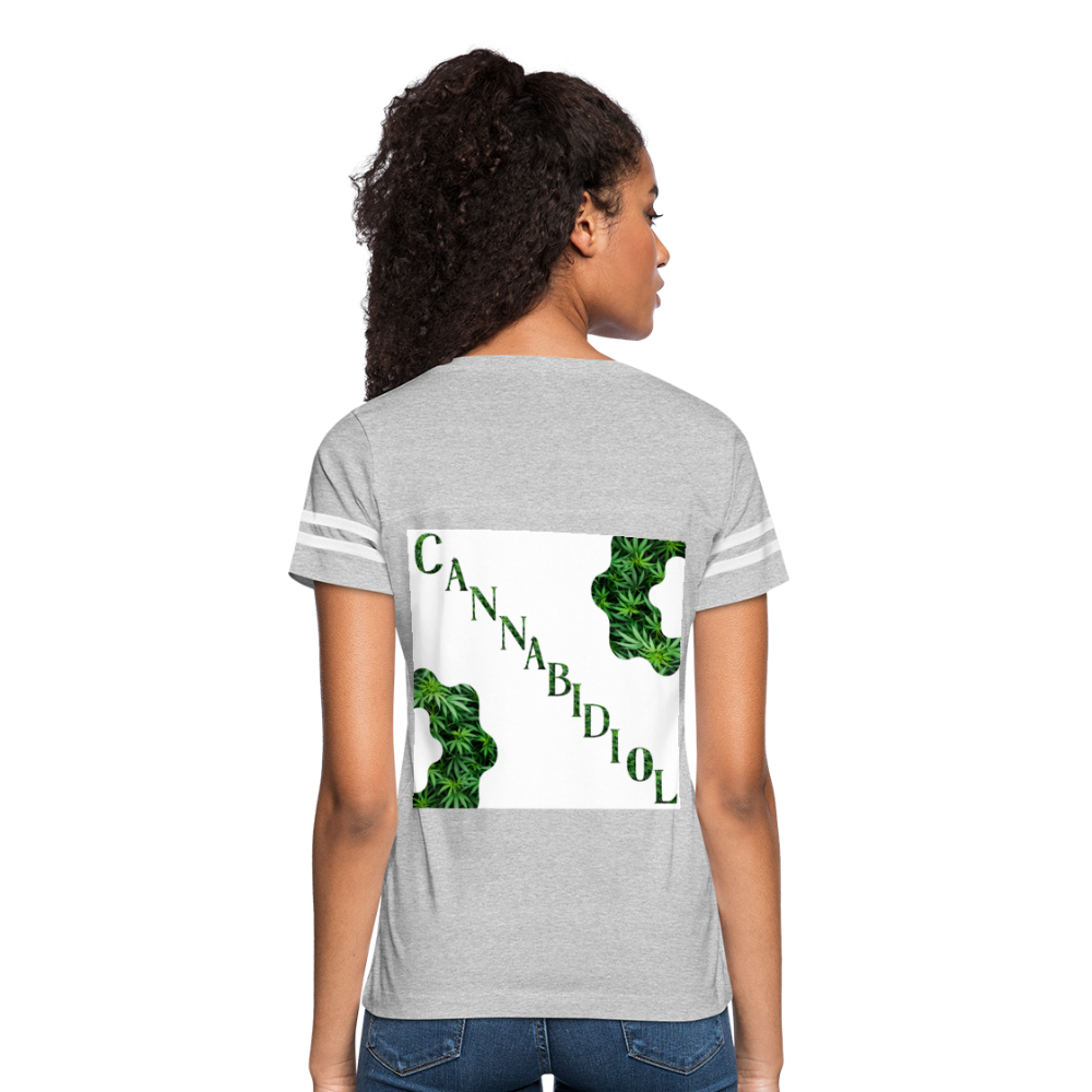 Women’s Vintage Sport T-Shirt - heather gray/white