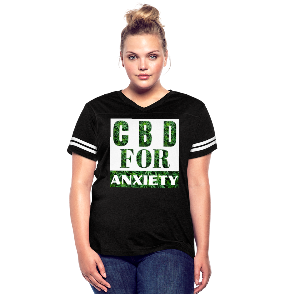 Women’s Vintage Sport T-Shirt - black/white