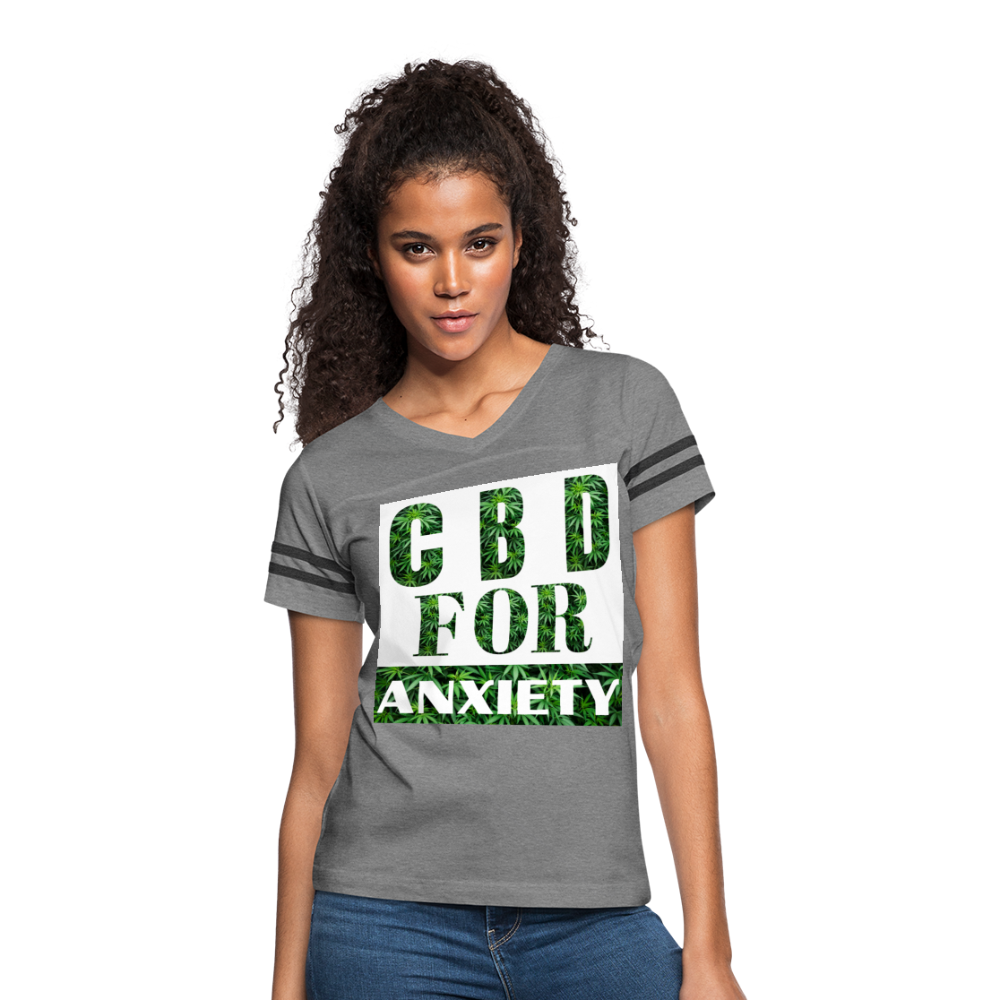 Women’s Vintage Sport T-Shirt - heather gray/charcoal