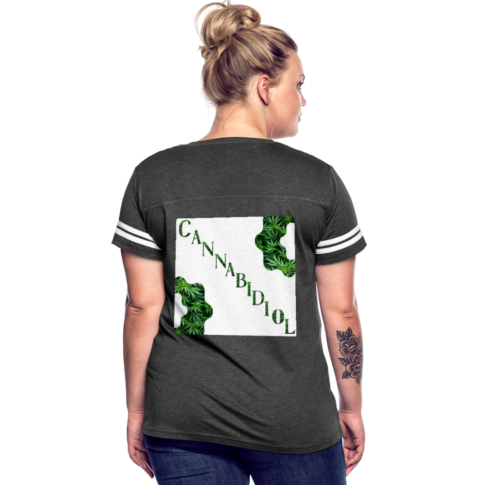Women’s Vintage Sport T-Shirt - vintage smoke/white