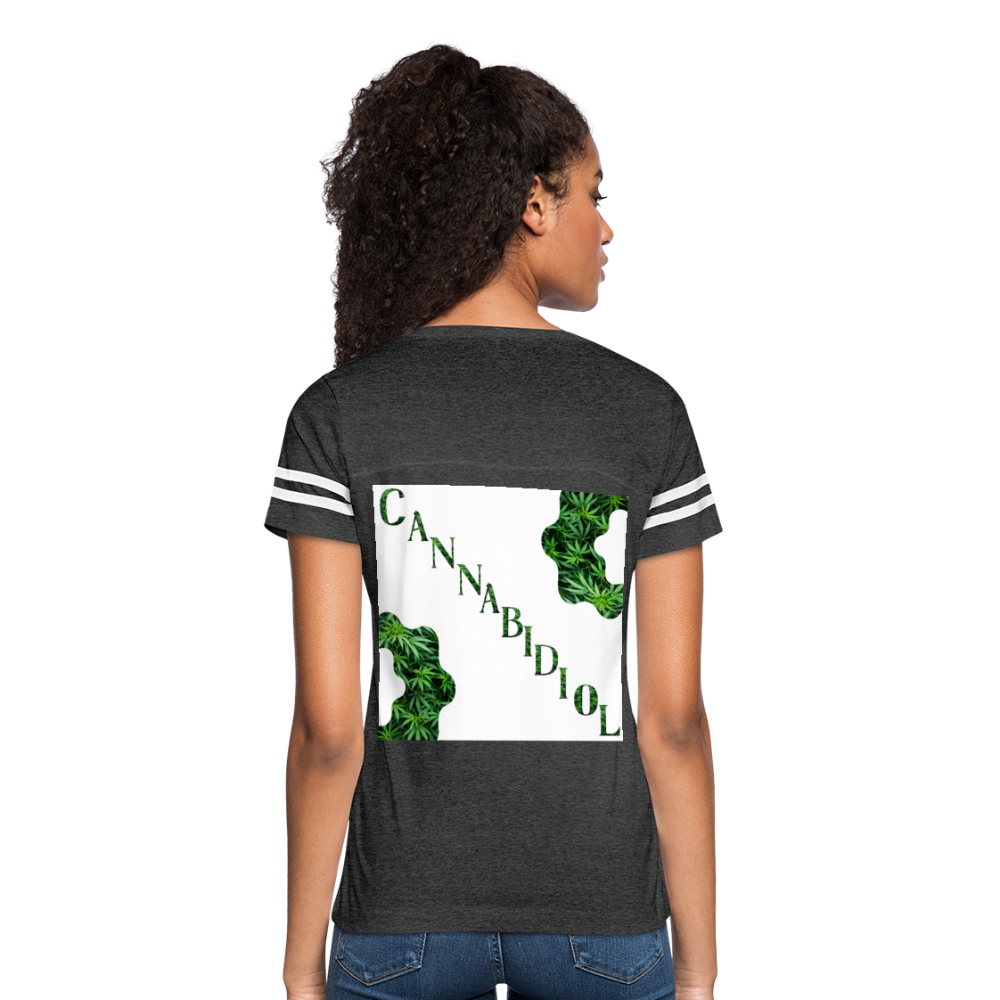 Women’s Vintage Sport T-Shirt - vintage smoke/white