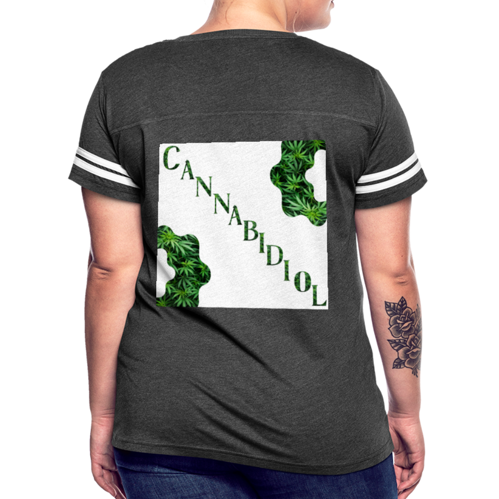 Women’s Vintage Sport T-Shirt - vintage smoke/white