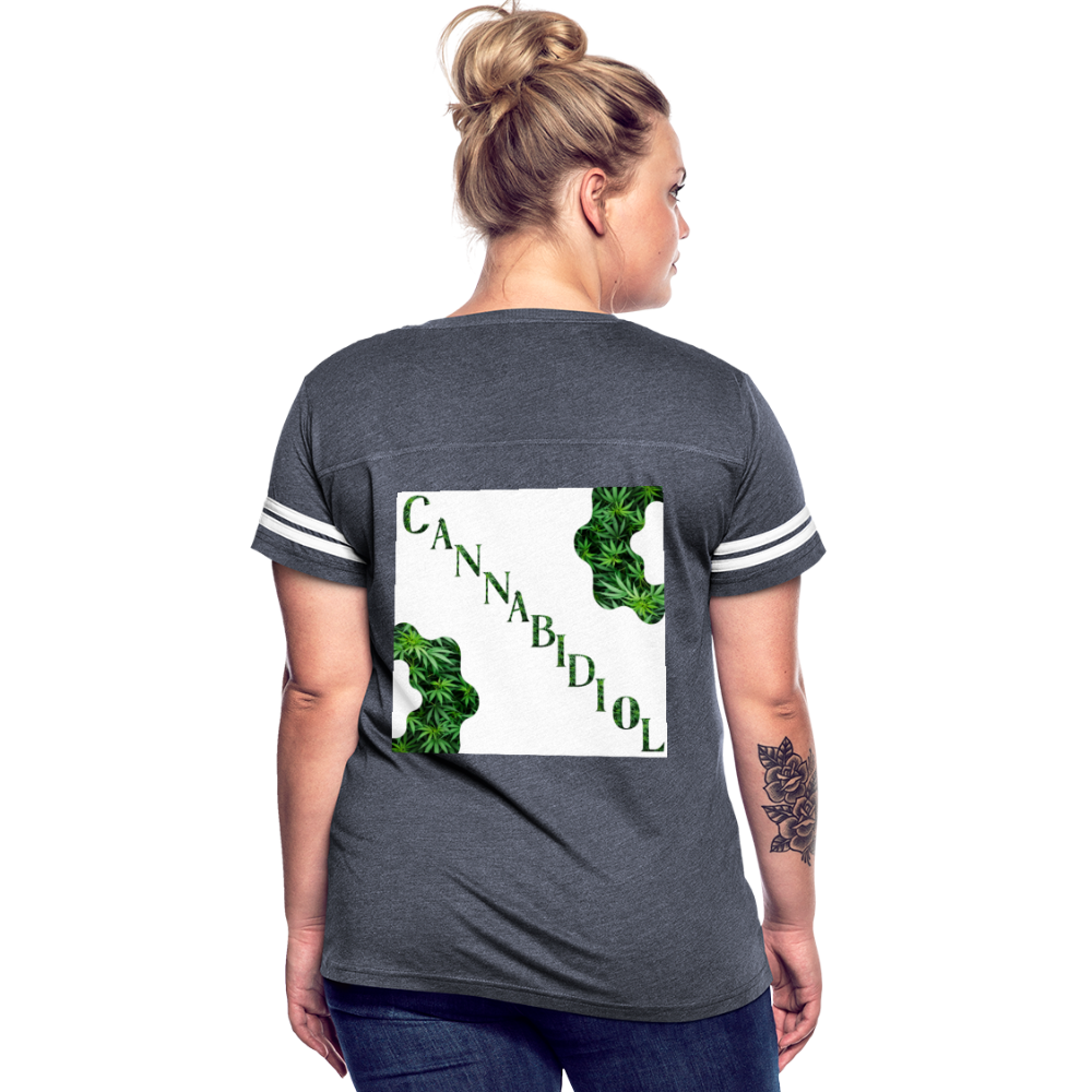 Women’s Vintage Sport T-Shirt - vintage navy/white