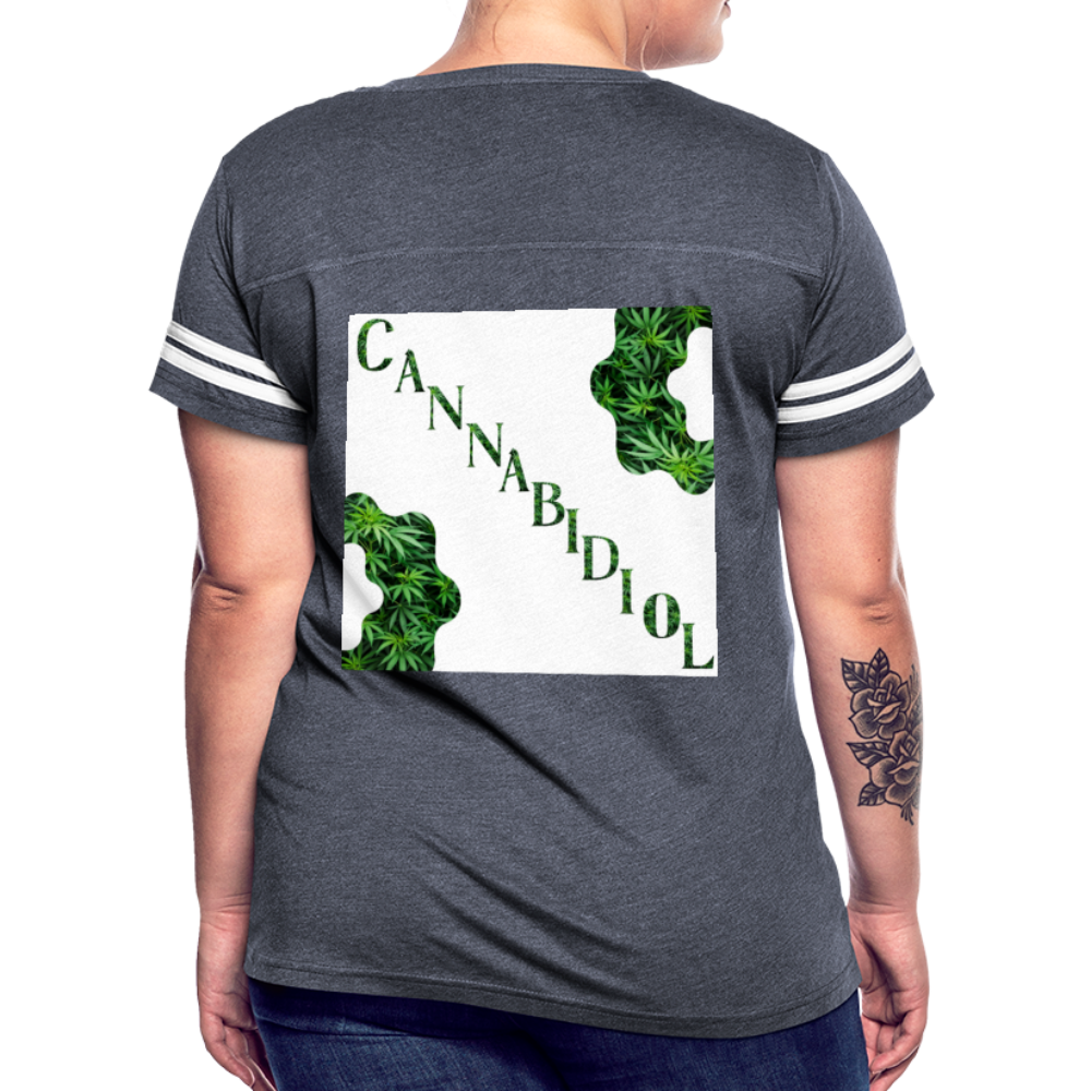 Women’s Vintage Sport T-Shirt - vintage navy/white
