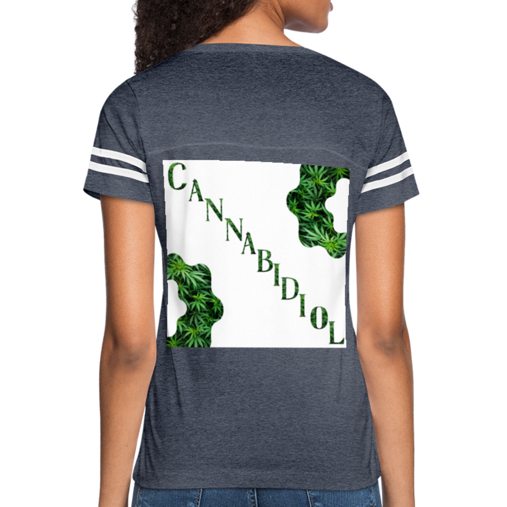Women’s Vintage Sport T-Shirt - vintage navy/white