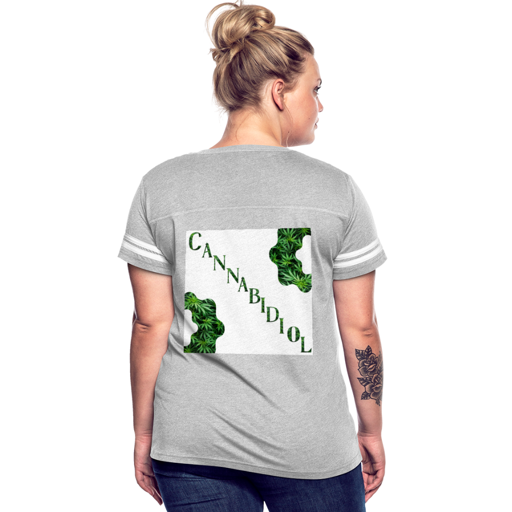 Women’s Vintage Sport T-Shirt - heather gray/white
