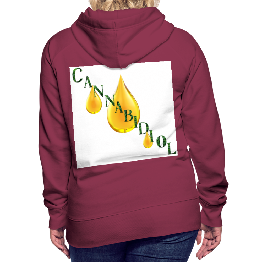 Women’s Premium Hoodie - burgundy