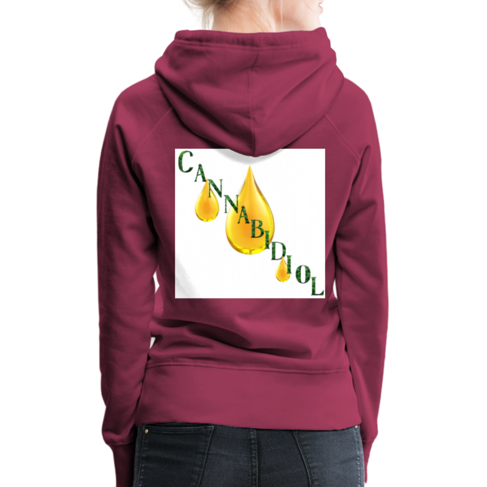 Women’s Premium Hoodie - burgundy