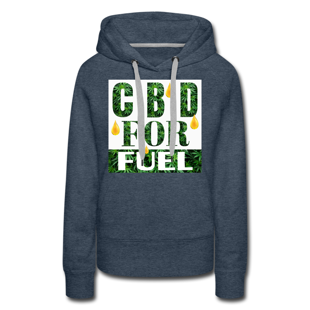 Women’s Premium Hoodie - heather denim