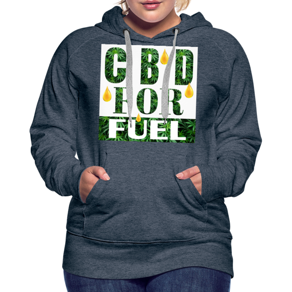 Women’s Premium Hoodie - heather denim