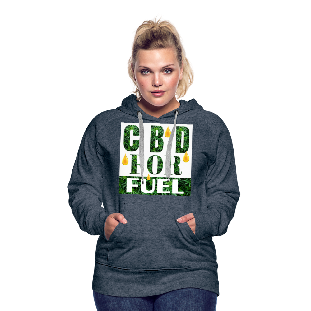 Women’s Premium Hoodie - heather denim