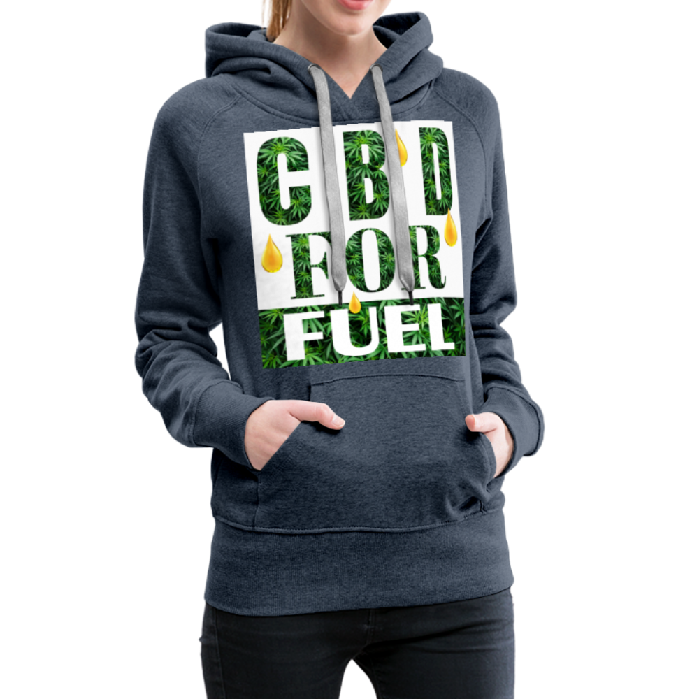 Women’s Premium Hoodie - heather denim