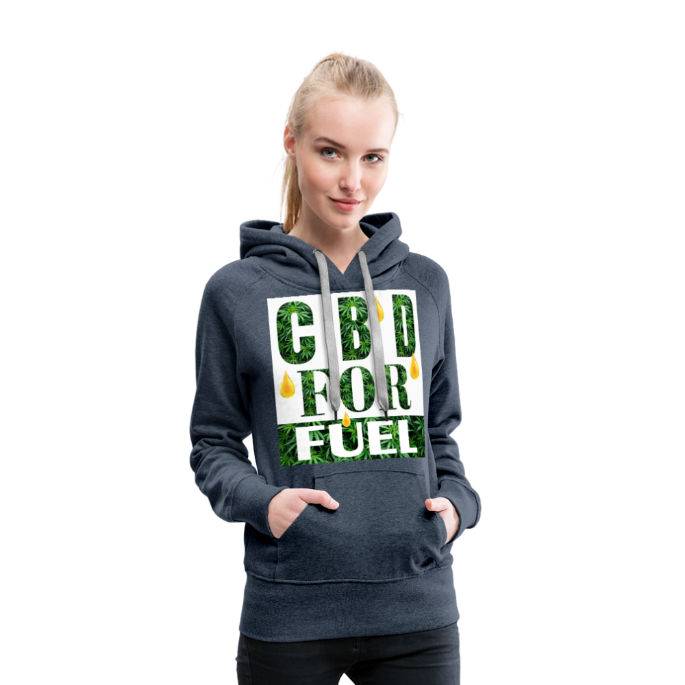 Women’s Premium Hoodie - heather denim