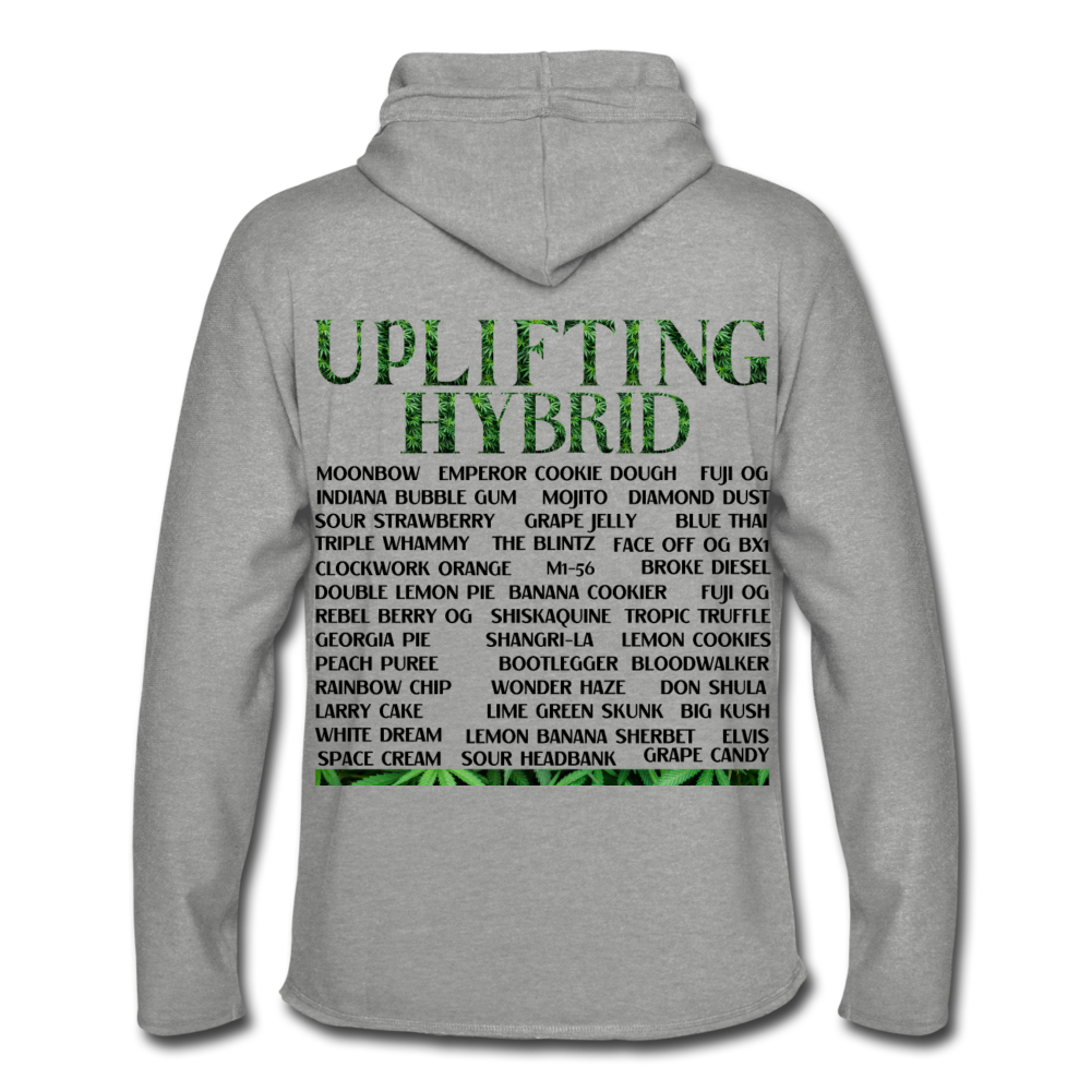 Unisex Lightweight Terry Hoodie - heather gray