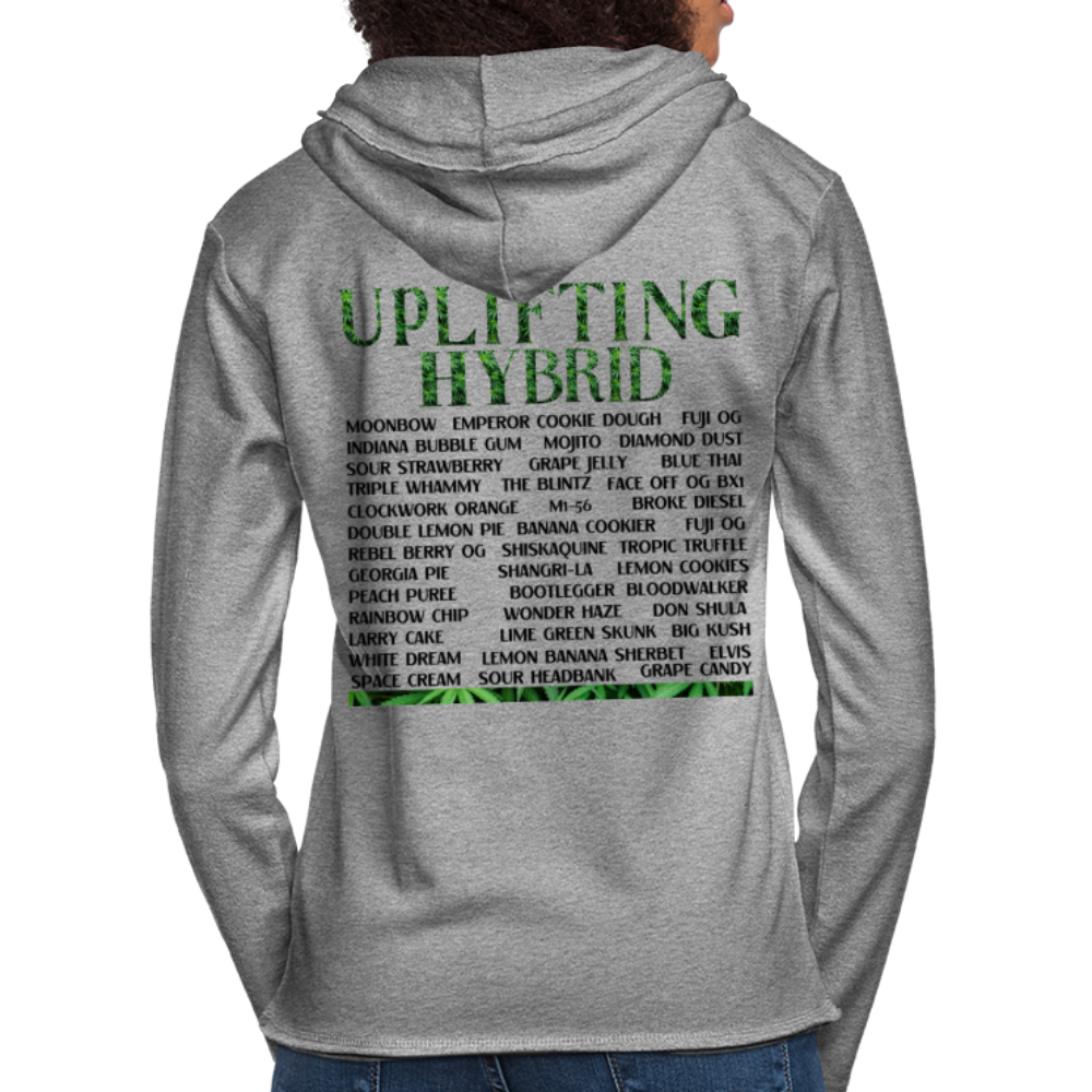 Unisex Lightweight Terry Hoodie - heather gray