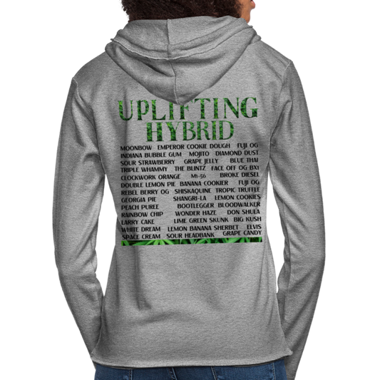 Unisex Lightweight Terry Hoodie - heather gray