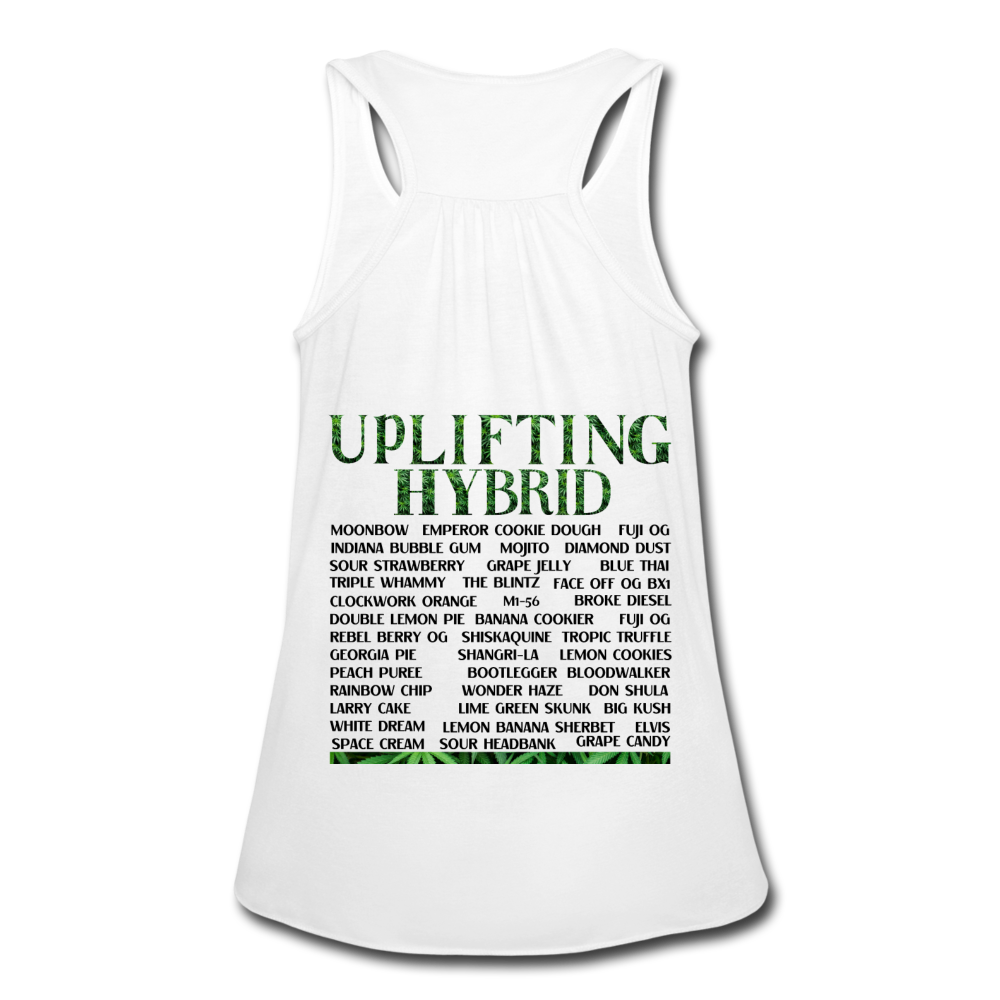 Women's Flowy Tank Top by Bella - white