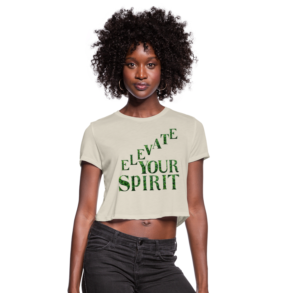 Women's Cropped T-Shirt - dust