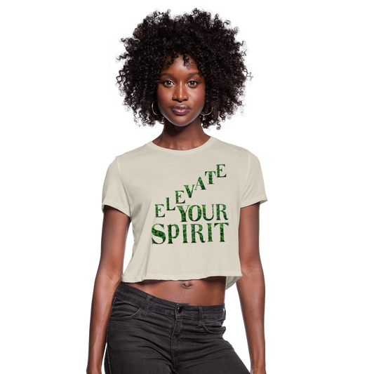 Women's Cropped T-Shirt - dust