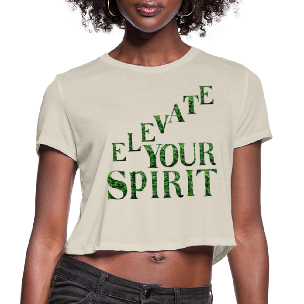 Women's Cropped T-Shirt - dust