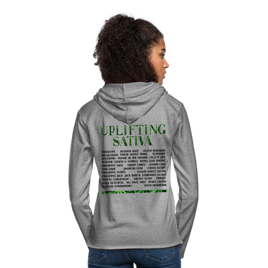 Unisex Lightweight Terry Hoodie - heather gray