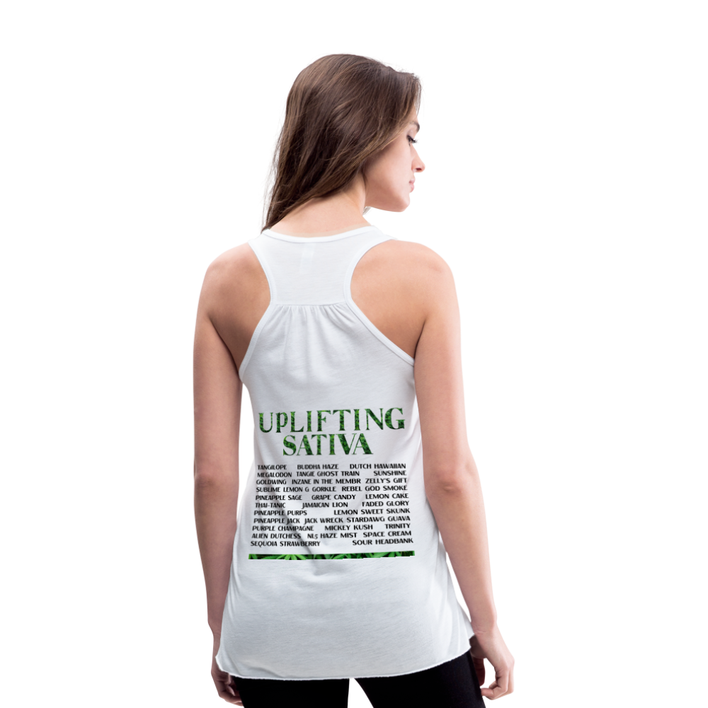 Women's Flowy Tank Top by Bella - white