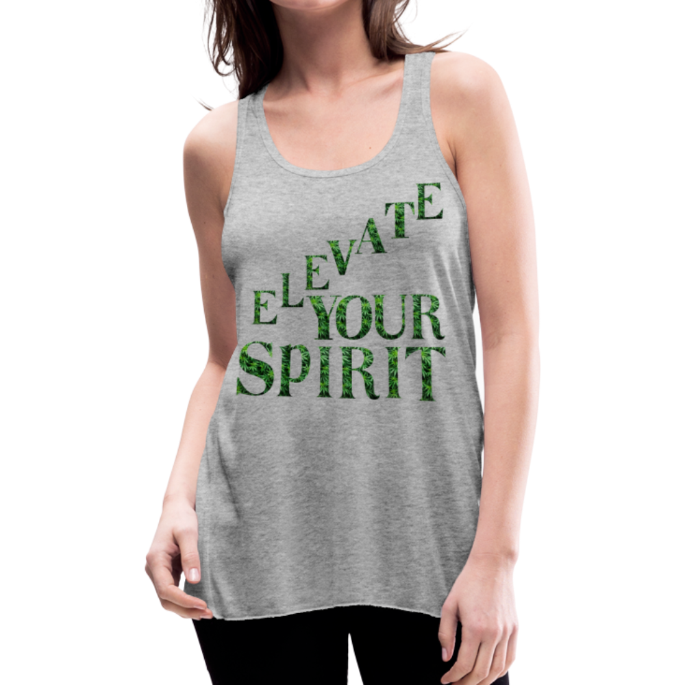 Women's Flowy Tank Top by Bella - heather gray