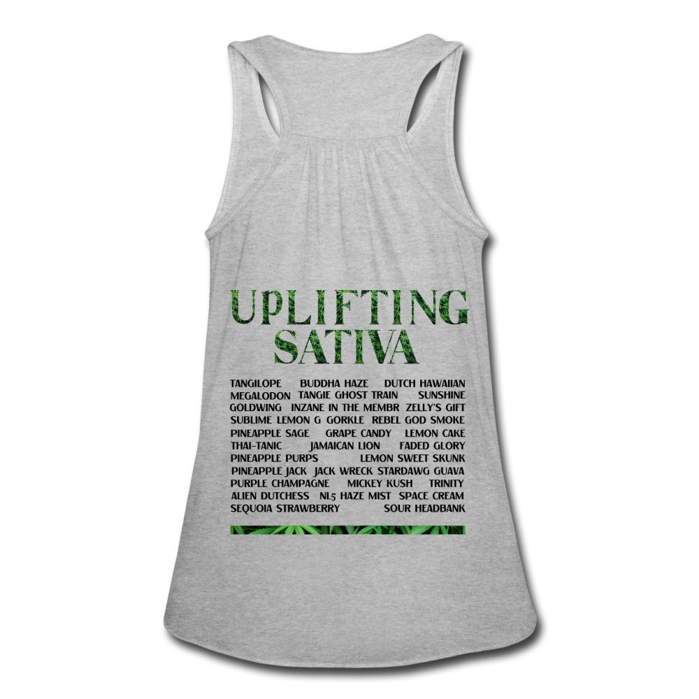 Women's Flowy Tank Top by Bella - heather gray