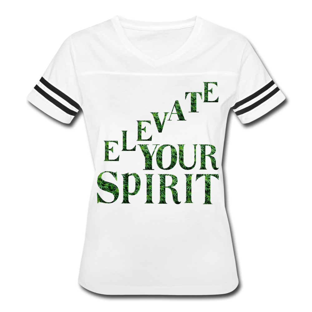 Women’s Vintage Sport T-Shirt - white/black