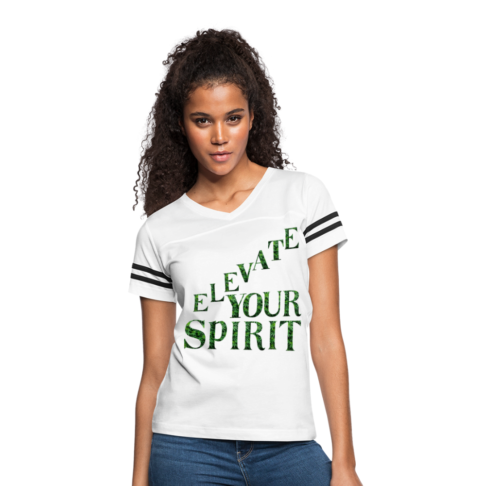 Women’s Vintage Sport T-Shirt - white/black