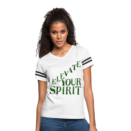 Women’s Vintage Sport T-Shirt - white/black