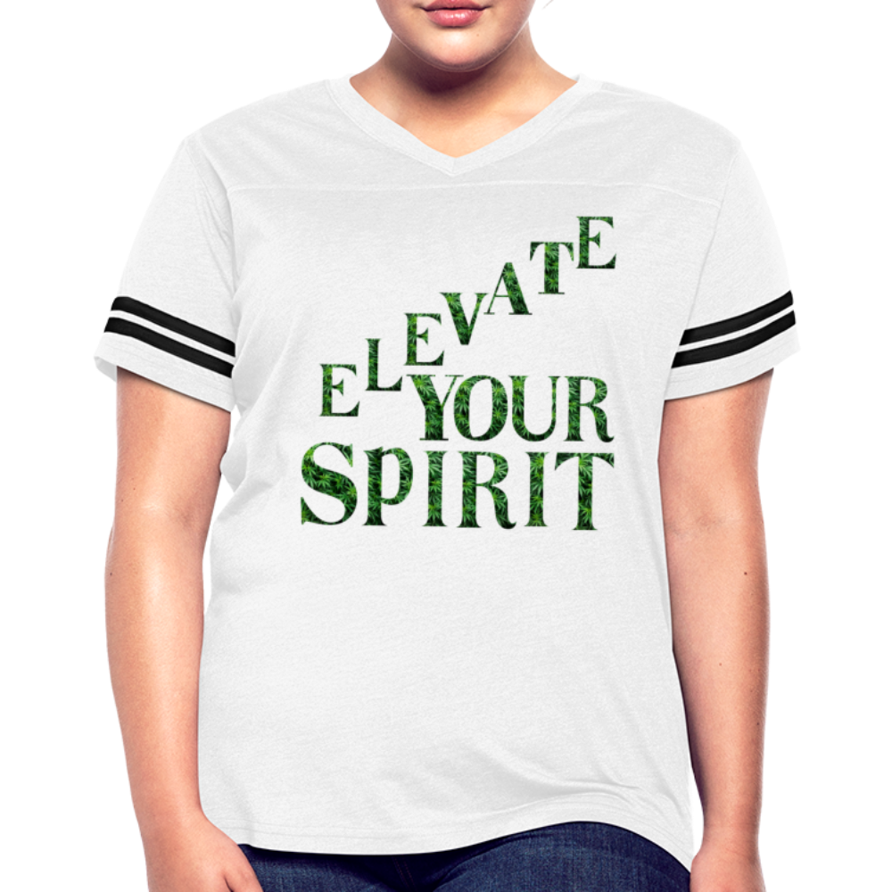 Women’s Vintage Sport T-Shirt - white/black