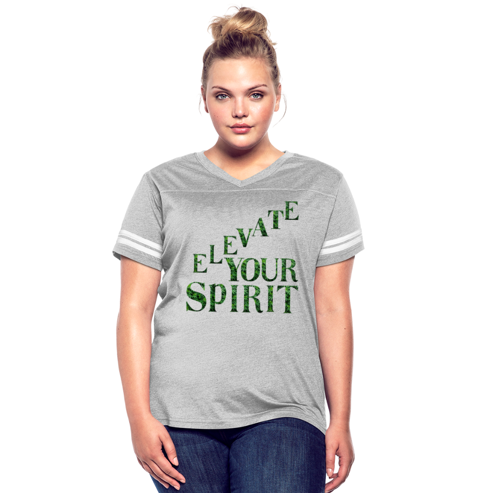 Women’s Vintage Sport T-Shirt - heather gray/white